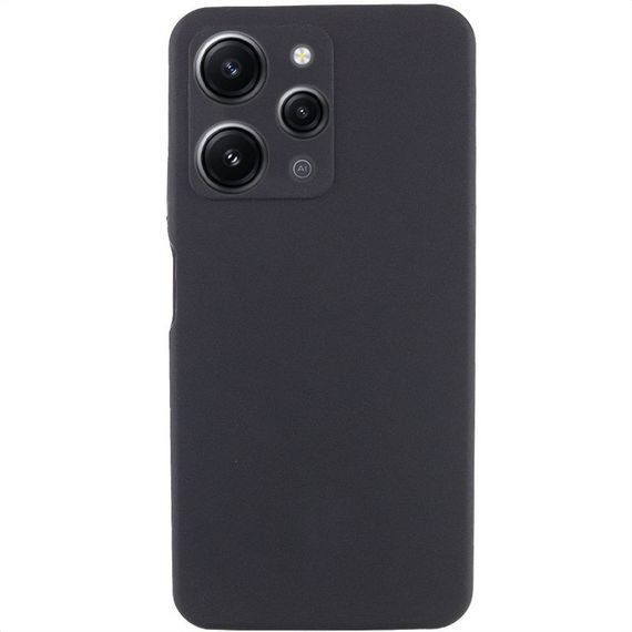 Чехол Silicone Cover Lakshmi Full Camera (AAA) для Xiaomi Redmi 12 Черный / Black