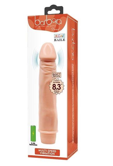 Вібратор BARBARA Dwarf dildo VIBRATOR, BW-001050R Sex Aura | Зображення 9