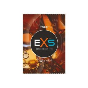 Презервативи зі смаком Коли анатомічні EXS Flavoured Cola веганські (ціна за 5 шт.) sexstyle