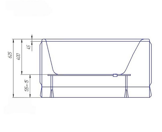 Акрилова ванна Redokss San CREMONA 1200x950 | Зображення 5