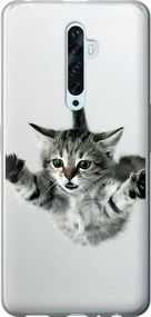 Чехол на Oppo Reno 2Z Летящий котёнок "2322u-1867-17620"