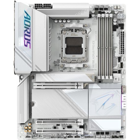 Материнская плата GIGABYTE X870E AORUS PRO ICE | Зображення 1