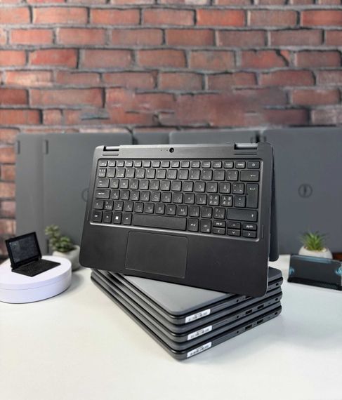 Ноутбук-трансформер Dell Latitude 3120 2-в-1 / 11,6" (1366x768) IPS Touch / Intel Pentium Silver N6000 (4 ядра по 1,1 - 3,3 ГГц) / 4 ГБ DDR4 / 120 ГБ SSD / Intel UHD Graphics / WebCam / Windows 11 б/в | Зображення 2