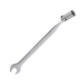 Ключ ріжково-накидний шарнірний 9 мм, Cr-V INTERTOOL XT-1409