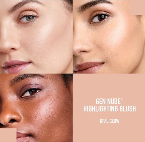 2 в 1 Хайлайтер та Румяна для обличчя bareMinerals Gen Nude Highlighting Blush - Opal Glow | Зображення 3