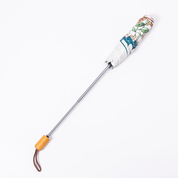 Парасолька механічна елегантна з принтом міцна надійна з поліестеру діаметр 99 см Зелений HP-23-15GR | Зображення 1