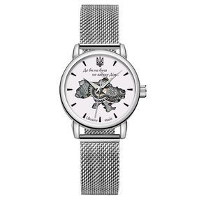 Класичний жіночий годинник Awarder 028L Silver-White Де би не була