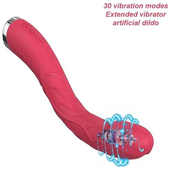 Вигнутий вібратор для стимуляції точки G 30 режимів | Зображення 7