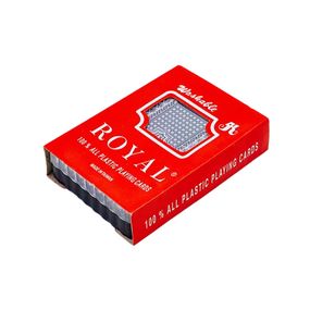 Карты игральные, пластиковые "OKROYAL 1 колода Черный