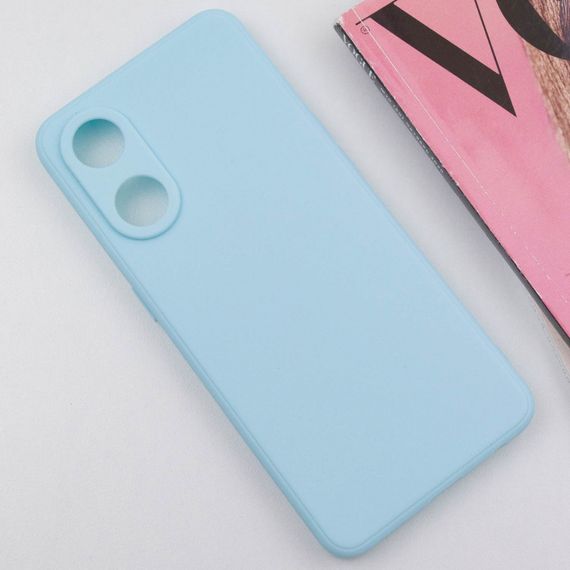 Силіконовий чохол Candy Full Camera для Oppo Reno 8 T 4G Бірюзовий / Turquoise | Зображення 1