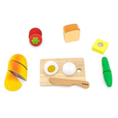 Игровой набор Viga Toys продукты Завтрак (44541) | Зображення 3