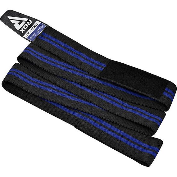 Бинты на колени RDX GYM KNEE WRAP R11 BLACK/BLUE | Зображення 3
