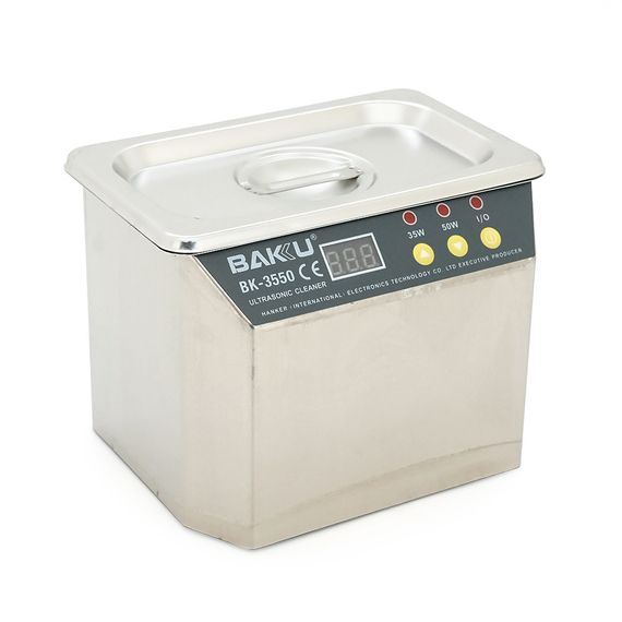 Ультразвукова ванна BAKKU BK3550 Два режими роботи (30W та 50W), металевий корпус, металева кришка | Зображення 1