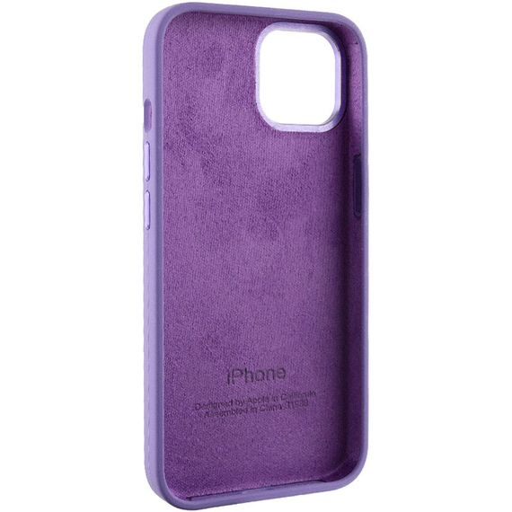 Чохол Silicone Case Metal Buttons (AA) для Apple iPhone 12 Pro Max (6.7") Силікон, Фіолетовий/Iris | Зображення 5