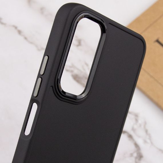 TPU чохол Bonbon Metal Style для Samsung Galaxy A14 4G/5G Чорний / Black | Зображення 4