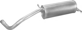 Глушник задн. SEAT IBIZA 1.4, SKODA FABIA 1.4, VW POLO 1.4 HATCHBACK (вир-во Polmostrow) POLMO 2435 на SKODA FABIA (6Y2)