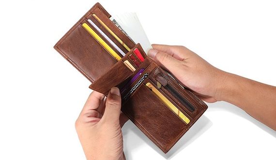 Чоловічий гаманець портмоне Primo PJ002 - Brown | Зображення 2