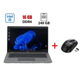 Ультрабук Dell Latitude 5430 / 14" (1920x1080) IPS / Intel Core i5-1235U (10 (12) ядер по 1.3 - 4.4 GHz) / 16 GB DDR4 / 240 GB SSD / Intel Iris Xe Graphics / WebCam б/у + Подарок Беспроводная мышь HOCO GM28