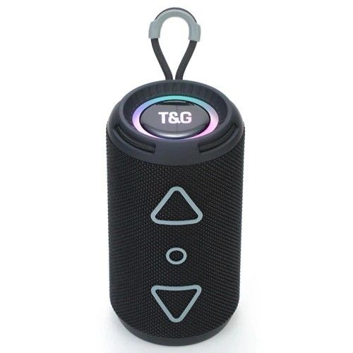 Колонка портативна Bluetooth T&G TG656 black чорна