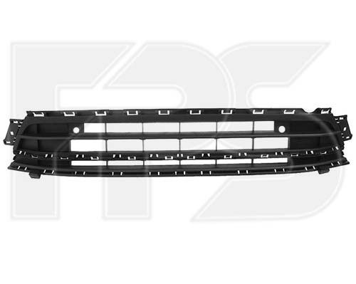 Решетка в бампере средняя VW Jetta '14-18 (FPS) с отв. под п/троник