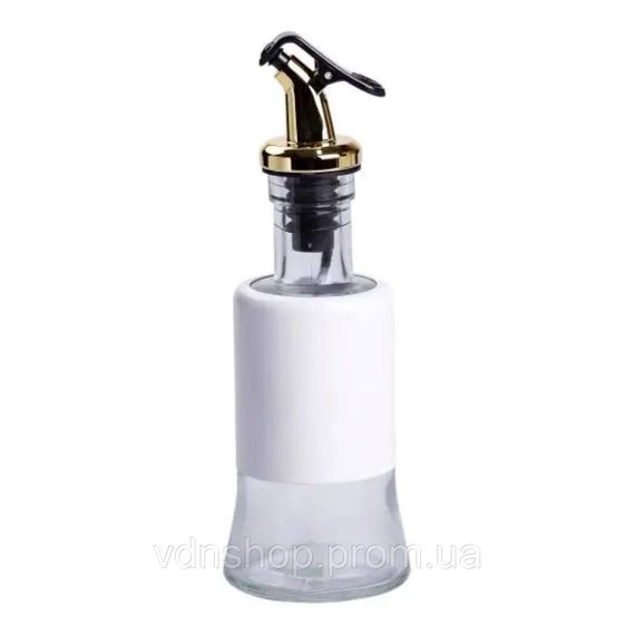 Набір для спецій на підставці з пляшками для олії та оцту 8 предметів Білий HP-1360W | Зображення 5