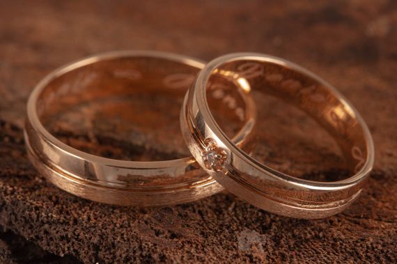Женское обручальное кольцо из желтого золота 15 | Зображення 7