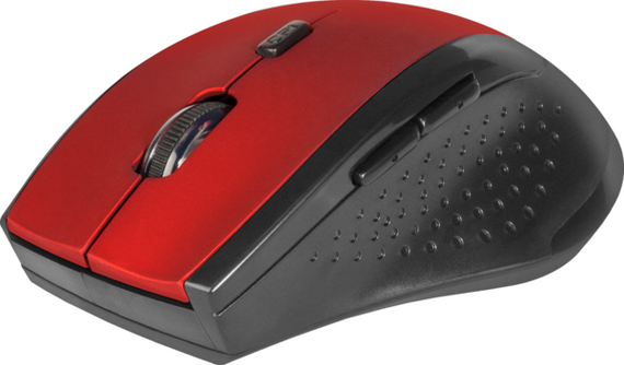 Мишка Defender Accura MM-365 Red (52367) | Зображення 1
