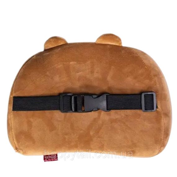 Подушка-підголівник Cookie Bear для подорожей коричневий HP-56-2BR | Зображення 2