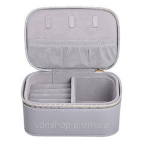 Скринька для прикрас з еко шкіри на блискавці міні органайзер для ювелірних виробів HP-5-26G