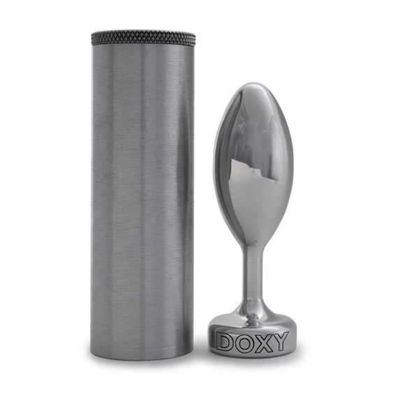 Металева анальна пробка DOXY Butt Plug SMOOTH, гладенька, діаметр 3,3 см sexstyle | Зображення 2