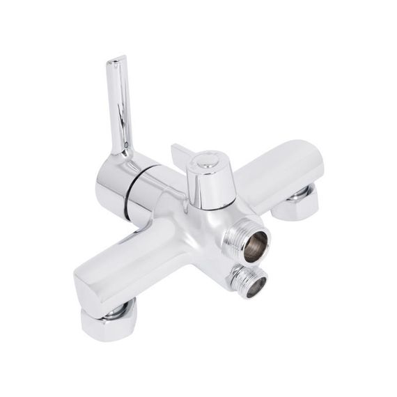 Смеситель для ванны Qtap Grand с поворотным изливом (c душевым гарнитуром) QTGRACRM005 Chrome | Зображення 3