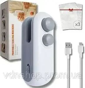 Универсальный мини-вакууматор пластиковых пакетов для консервирования продуктов питания