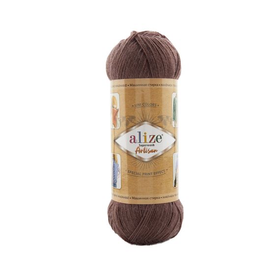 Alize Artisan Superwash, гарячий шоколад 232