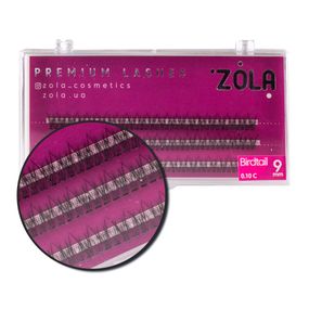 Ресницы-пучки ZOLA Birdtail 9 mm