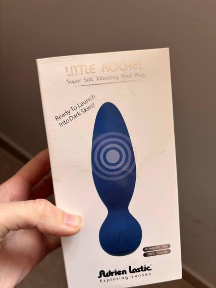 Анальна вібропробка Adrien Lastic Little Rocket (плями на пакованні!!!) Sex Aura | Зображення 1