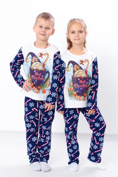 Піжама дитяча "Family look" Носи своє 104 Синій (p-7567-179521)