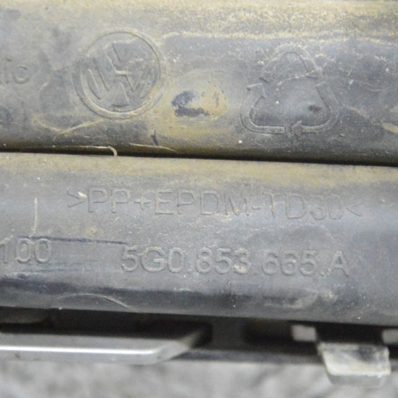 Решітка бампера передня ліва Volkswagen Golf VII 2012-2020 Решітка бампера ліва Фольксваген 5G0853665A | Зображення 4