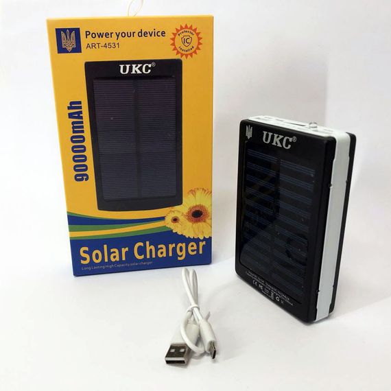 Зарядка power bank Power Bank Solar 90000 mAh / Павербанк для планшета / Зарядка WQ-381 power bank | Зображення 6