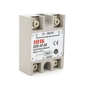 Твердотільні реле FQFER SSR-40DA 40А 24-380VAC