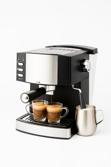 Рожкова кавомашина з потужністю 850 Вт та тиском 15 бар, Domotec MS-113 (47533-MS-113_2282) | Зображення 3