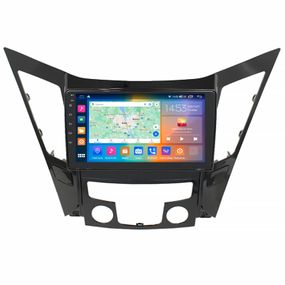 Штатна магнітола Lesko для Hyundai Sonata VI (YF) 2009-2014 экран 9" 4/64Gb CarPlay 4G Wi-Fi GPS Prime