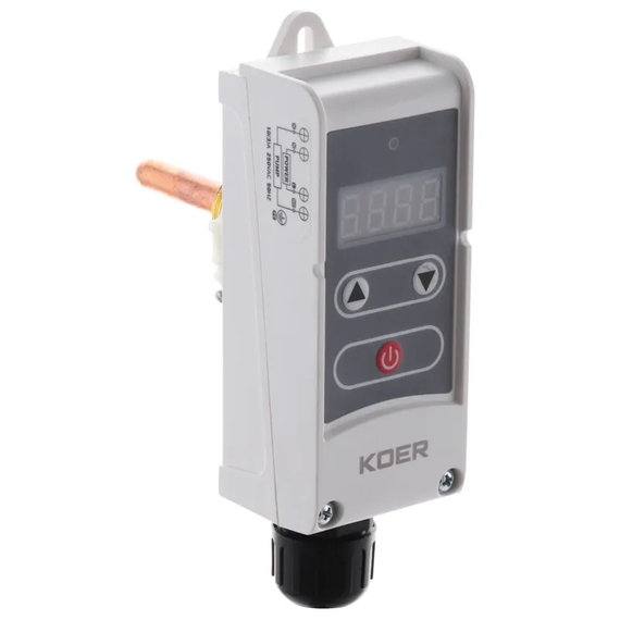 Термостат электрический погружной Koer KR.1353E (+5...+80*C) (KP2780)