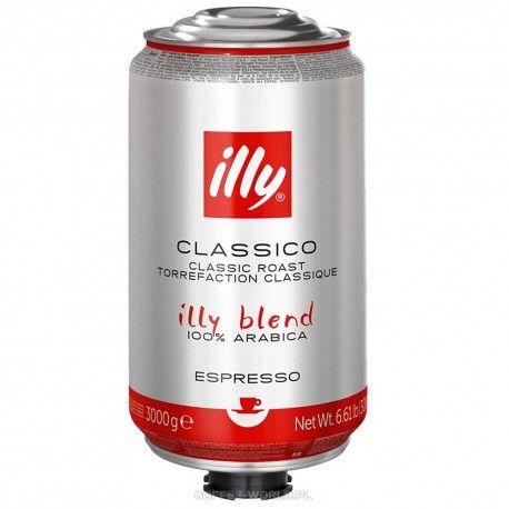 Кофе в зернах illy Classico 3кг Италия Илли зерно 3kg классико в банке оригинал 100% Арабика