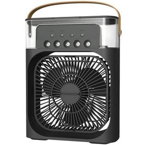 Настольный вентилятор Spray Fan-B 2in1 с регулировкой угла наклона и водяным охлаждением Black