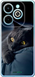 Чохол на Infinix Hot 40i Димчастий кіт "825u-3504-2448"