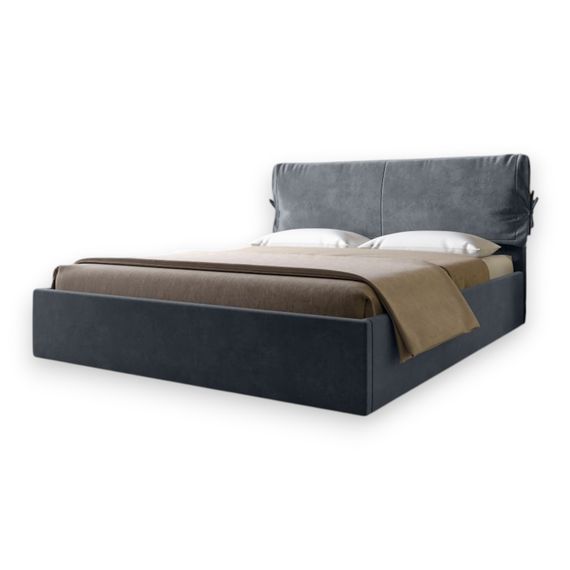 Двоспальне ліжко з м`яким узголів`ям LION Порто Парадіз 98 160х200 см (LION-041751) | Зображення 1