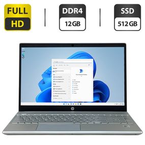 Ноутбук Б-класс HP Pavilion 15-cs3153cl / 15.6" (1920x1080) IPS / Intel Core i5-1035G1 (4 (8) ядра по 1.0 - 3.6 GHz) / 12 GB DDR4 / 512 GB SSD / Intel UHD Graphics / WebCam / Windows 11 Pro б/у