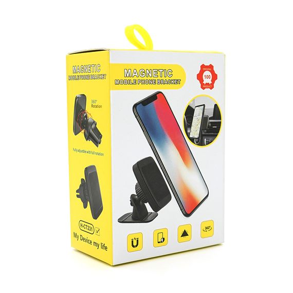 Автотримач HOSE H-CT231, кріплення на решітку, магніт, Box | Зображення 1