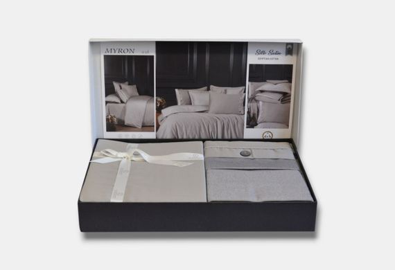 Постільна білизна La Romano Silk Satin 200×220 см Myron Ash | Зображення 4