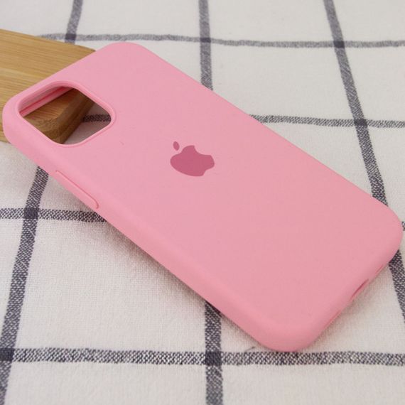 Чохол Silicone Case Full Protective (AA) для Apple iPhone 14 (6.1") Рожевий / Light pink | Зображення 1